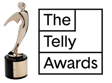 The Telly Awards with statue
